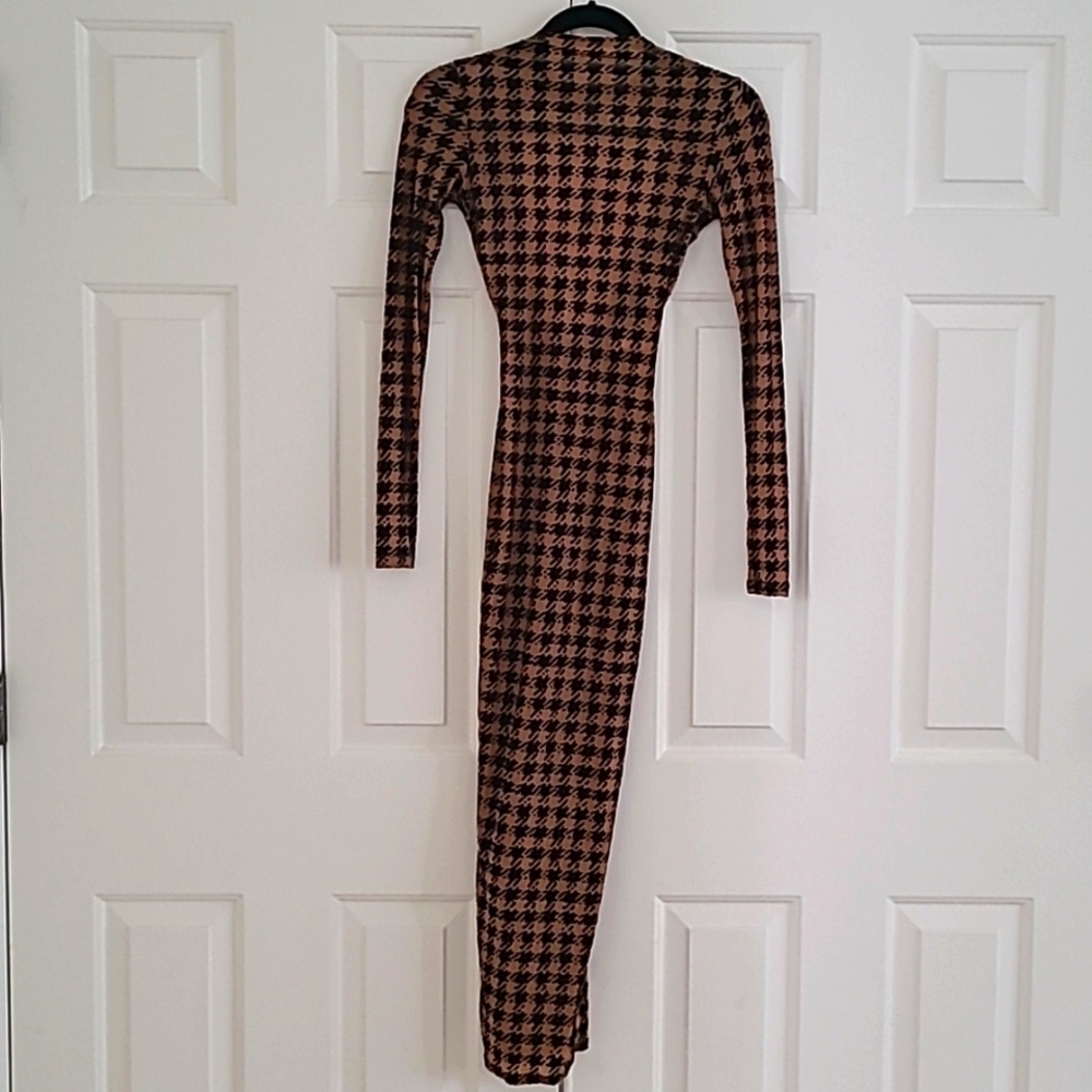 Women's Bodydress XS. Light Brown and Black